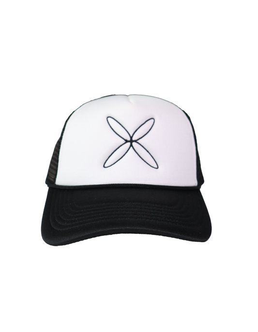 Black and White Trucker Hat