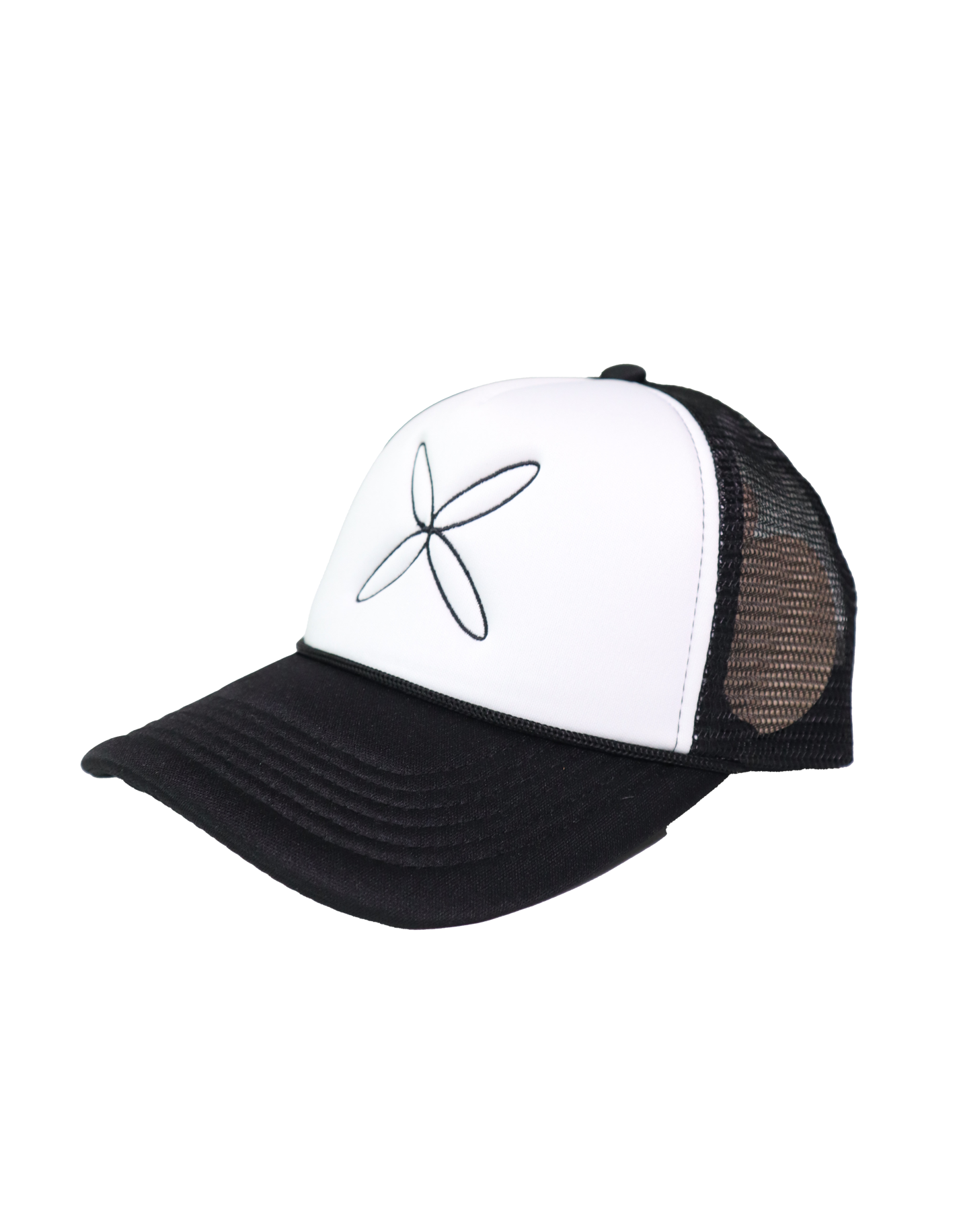Black and White Trucker Hat