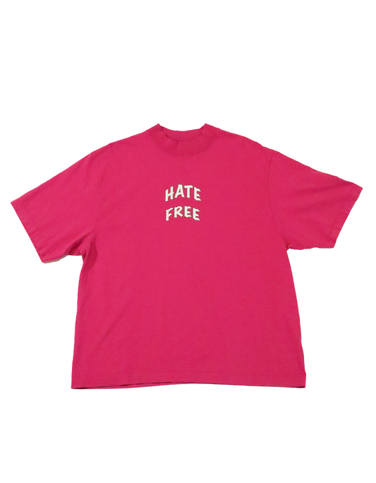 Hate Free Mock Neck Tee
