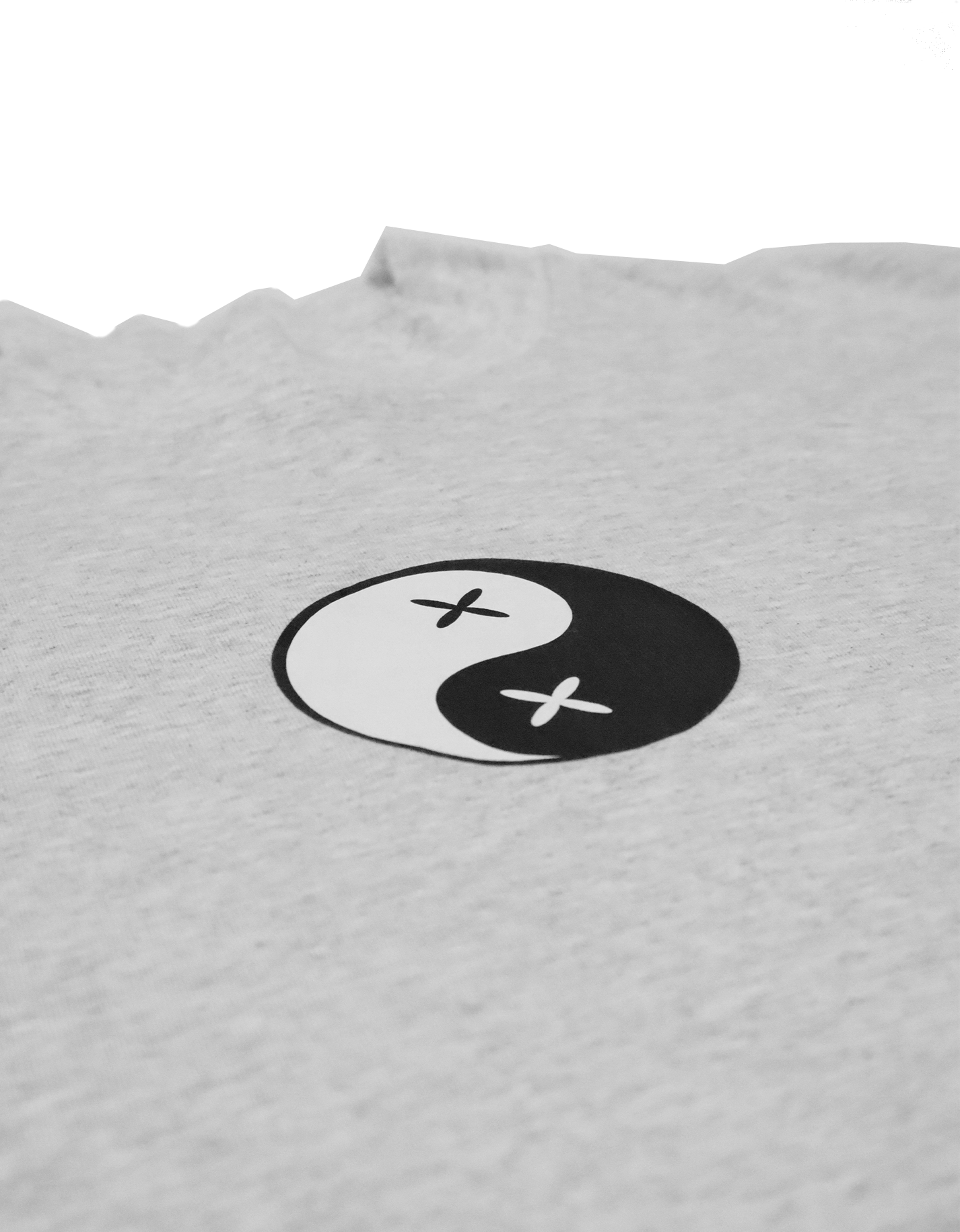 Ying Yang Mock Neck Tee
